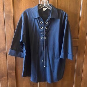 Chico's Black Women's Top with Tag